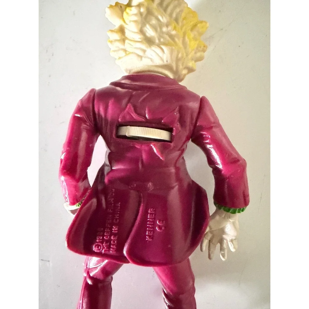 Vintage 1989 Kenner Beetlejuice Spinning Head Action Figure Purple Suit 5 inch